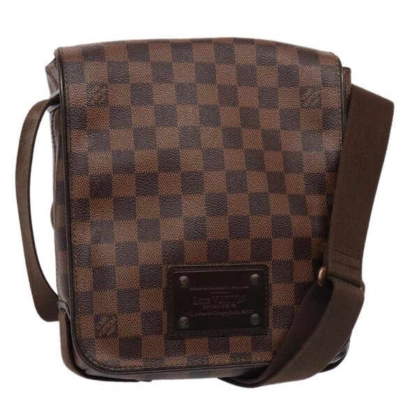 Louis Vuitton Handbags - LOUIS VUITTON Damier Ebene Brooklyn PM Shoulder Bag N51210 LV Auth ar12116